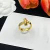 High quality blue box love ring for woman sterling silver jewelry 18K rise gold silver plated Adjustable opening diamon Ring luxury wedding party gift designer rings
