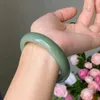 Bangle Magasin extérieur Mongolie Haute imitation Xinjiang Hetian Jade Lake Green Bracelet Qiemo Blue Women's J