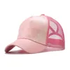 13 colori Cappello da mesh da coda glitter uomini da donna berretto da baseball sequestri femminili regolabili brillano bocci da sole estate cappelli da esterno 240426