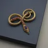 Classic animal bracelet brooch set womens antique enamel bangles Vintage Egyptian jewelry 240508