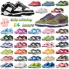 Panda Running Shoes Whi Black Designer Shoe Sneakers Lows Triple Pink Green Glow actif Fuchsia Universit