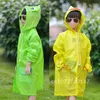 Regenmantel Regenmantel für Kinder 1pcs wasserdichte Kinder Regenbekleidung Windschutz Regenregen Comic Tierstudent Poncho