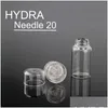 Autres éléments de beauté de santé Hydra aiguille 20 broches micro derma Stamp aqua canal mésothérapie méso roller or tactile fin tactile drop de dhikl