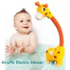 Zürafa elektrik sprey su sprey püskürtücü bebek banyo oyuncak küvet duş banyo oyuncak bebek hediyeleri 240426