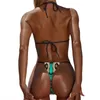 Damskie stroje kąpielowe steampunk druk bikini set seksowne zardzewiałe biegi stringi stroju kąpielowego Skusność Kobiet trendowa odzież plażowa