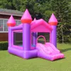 Pink Funhouse gonfiabile rosa rimbalzo castle moonwalk jumper jumper bouncy house per il cortile parco prato sportivo esterno per interni giocano divertenti piccoli regali per bambini giocattoli