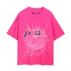 Hombres THISH Hip Hop Tees Mans Mujeres Moda Forma Forma Impresión Patrón de web Camiseta Black Pink Loos Top T Cloths