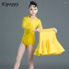 Abbigliamento da palcoscenico danza latina standard professionale costume da donna abiti da ballo per bambini abiti da allenamento