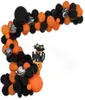 Party Decoration Halloween Balloon Garland Kit Theme Ballon Arches Set Ktv Bar Doorway Decorations Latex Ballons Black Cat XN7603660