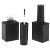 Storage Bottles 15ml Empty Nail Polishing Bottle Gel With Brush Glass Blending Touch-up Container Black