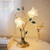 Tafellampen hongcui eigentijdse lamp Frans pastorale led creatieve bloem woonkamer slaapkamer en studeer huisdecoratie bureau