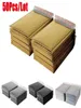 Enveloppe-cadeau 50pcslot enveloppe envelote en enveloppe auto-phoques enveloppes rembourrées avec des sacs de diffusion de bulles packages en or noir 9891618
