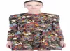 Femmes à imprimé papillon coloré Habille des robes de couture crêpe à manches longues 83762219153
