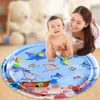 100 cm pour les tout-petits rampant l'eau jouer tapis drôle pad toys toys bébé enfants eau jouant pad coussin toys éducatifs cadeaux 240430