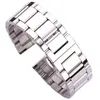 Bracciale a banda di orologi in acciaio inossidabile 18 20 21 22 23 24 mm Donne Uomini Solid Metal Wristband Cint Accessori con strumento 240425