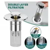 Stainless Steel Floor Drain Filter Anti Odor Removable Sewer Strainer Plug Insect Prevention Colander Sink 240429