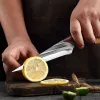Coltelli da cucina a chiavistello forgiato coltello da chef ad alta vestibilità in acciaio per carne di pesce verdure di frutta professionale macellaio coltello da macellaio con copertura