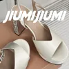 Sandales jiumjiumi chaussures de femme faite à la main