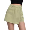 Skirts Mini Skirt For Women Ladies High Waist Sexy A Line Short Irregular Symmetry Split Bottoms Daily Commuting Versatile