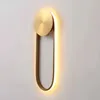 Wandlamp CX134BI Luxe Gouden Led Geplaatste messing Zwart wit bedlicht voor slaapkamer Woonkamer