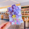 Hair Accessories 2024 Children Fashion Flower Rubber Ties Girls Cute Solid Bead Ornament Pearl Elastic Bands Kids