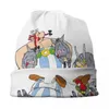 Berets Astérix et Obelix Skullies Bons de bonnet Unisexe Hatte de tricot d'hiver Men Femmes Cool Adult Cartoon Bonnet Chapeaux