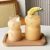 Şarap Gözlükleri Yaratıcı Instagram Cam Kupası Yüksek Bor Silikon Isıya Dayanıklı Süt Suyu Çay Balık Buzlu Amerikan Kahve