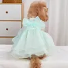 Dog Apparel Princess Dress Tulle Solid Wedding Skirts Luxury Festival Costume For Dogs