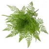 Dekorative Blüten 17 Blätter fühlen weiche Klebstofffarn Persian Grasgrün Bündel Simulations Pflanze Wand Matching Material