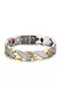 Yunjin Dragon Muster Armband Magnetetherapie Männer039s Titanium Stahl Sier Frauen039s Schmuck 7 mm breit 6253347