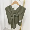 Scarves Women Solid Shawls Detachable Collars Blouse Dress Decoration Shawl Travel Camping Warm Scarf Shoulder Strap Overcoat