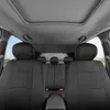 Autositzabdeckungen 5 Sitze Vollgestellte vordere und hintere geteilte Bank für Autos einfach zu installieren Zubehör Trucks Van SUV