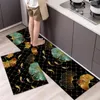 Tapetes anti-deslizamento padrão de mesa de mesa de cozinha tiro de piso de entrada capacho da porta banheiro tapa de tapete de tapete comprido