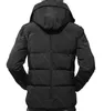 Projektanci mężczyźni w dół Kurtki białe gęś dół wiatrówki mężczyzn Parkas kurtka zimowa puffer prawdziwy wilk futra arctic hood trim Doudoune Manteau Homme Canada