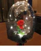 BOBO BOBO transparent LED LUMINE BALLOOR BOUCET ROSE BOUCET Valentin Day Gift For Birthday Party Mariage Decor Y2010061283274