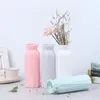 花瓶プラスチックの花の花瓶クリエイティブノルディックデコレーションホーム模倣セラミック