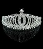 Clip per capelli barrette getnoivas scintillanti corona di strass donna donna argento color tiara di lusso fatto a mano sposa sposa nucleo di matrimonio5087034
