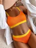 Bikini de maillots de bain féminin Femmes hautes taille 2024 Bikinis Sling Bikinis de maillot de bain léopard