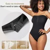 Les combinaisons de femmes se balancent au large de l'épaule Body Shapewear Femmes Trainers Tongs Corps Shaper Smackswear Corset Fajas Colombianas Y240504