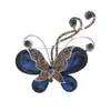 Броши для брушей Morkopela Luxury Crystal Butterfly Brooch Pin