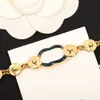 Perles Chains Colliers de créateurs de haute qualité Copper Heart Design Letter Denim Blue Pendant Brand Letter Fashion Men Womens Choker Collier Bijoux de Noël cadeau