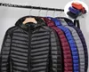 Men039s Winter Light Packable Down Jacket Men Autumn Fashion Coat Slim Salled Plus Salled Casual S 2111199571852