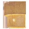 Lampe murale vintage Handled Handmade Rattan LED Ponde pour la chambre de chambre Corridor Decorative Corridor Light Light