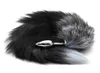 Wild en acier inoxydable Fox Tail anal plug anal tail toy jouet sm rôle jeu stimulateur anal stimulateur anal pour femmes mâles 5474030