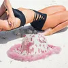 ベレットウエスタンスタイルのカウガールハットロープバックルキャップピンクスパンコールスタースターラニード女性男性コスプレコスチュームパフォーマンスハロウィーン