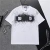 24SS Men's Tir Shirt Designer Fashion Letter Impresso Camisa de mangas curtas Camiseta masculina e feminina