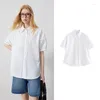 Women's Blouses TOYOUTH Women Raglan Sleeve Shirt 2024 Summer Flower Embroidered Short Sleeved Top