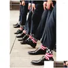 Chaussettes masculines hommes hommes USA drapeau américain Stars Patriotiques Stripes Crew Drop Deliver Delivery Underwear DHHXZ