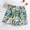 Women's Shorts WomenS Smooth Beach Shorts Summer Cool And Thin Thr Piece Pants Human Cotton Can Be Worn Externally Cool Home Slpwear Pants Y240504