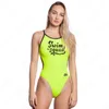 Swimwear féminin 2024 Lovemadwave Sexy Back One Piece Sports Swimsuit Open Water Function Training